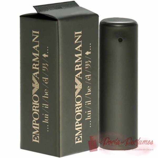 Decant / Amostra do Perfume Masculino Emporio Armani He / Lui / il / él / Eau de Toilette (EDT)