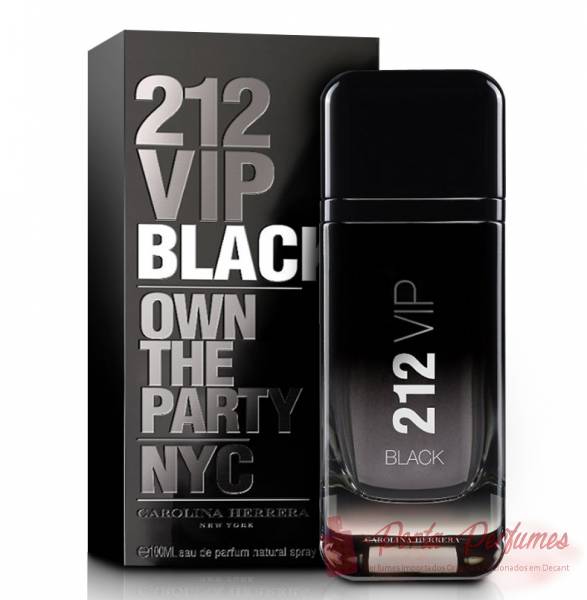 Decant / Amostra do Perfume Masculino Carolina Herrera 212 Vip Men Black (EDP)